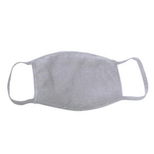 Reusable Cotton Poly Face Mask, Dark Ash 1 count